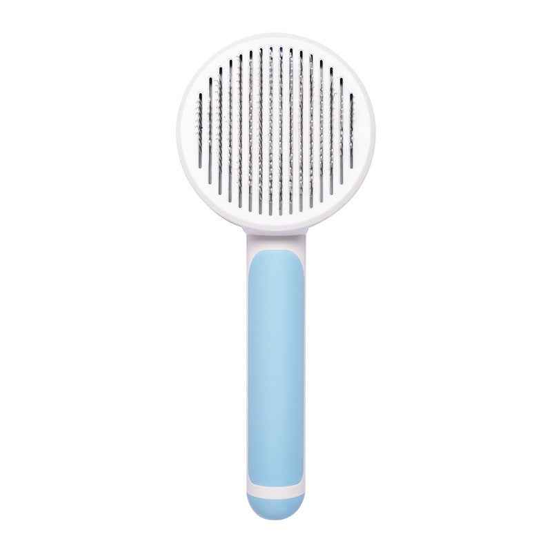 Pet Supplies Round Handle Comb Stainless Steel Needle Comb