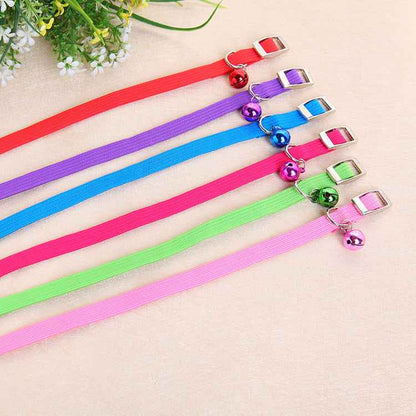 Pet Fashion Dog And Cat Elastic Band Bell Collar